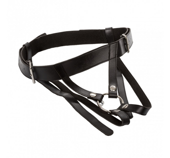 Трусики для страпону CalExotics Universal Love Rider Premium Ring Harness - Black