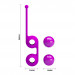 Вагинальные шарики Pretty Love Kegel фиолетовые