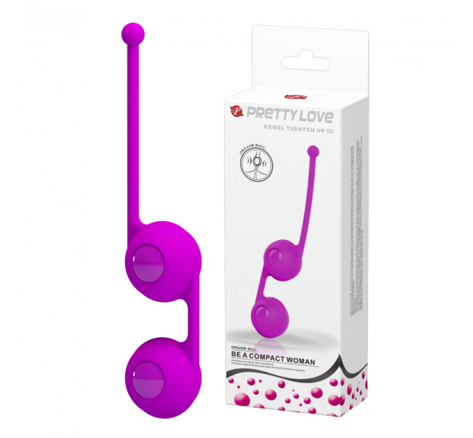 Вагинальные шарики Pretty Love Kegel фиолетовые