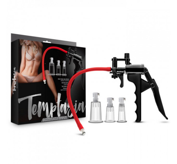 Вакуумная помпа для вагины и сосков Blush Temptasia Clitoris Pleasure System