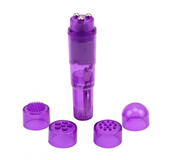 Вибратор клиторальный с насадками Chisa Hi-Basic THE ULTIMATE MINI-MA