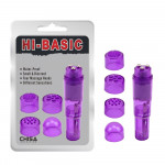 Вибратор клиторальный с насадками Chisa Hi-Basic THE ULTIMATE MINI-MA