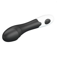 Вибратор для точки G Pretty Love Elemental Vibrator черный, 19 х 3.2 см