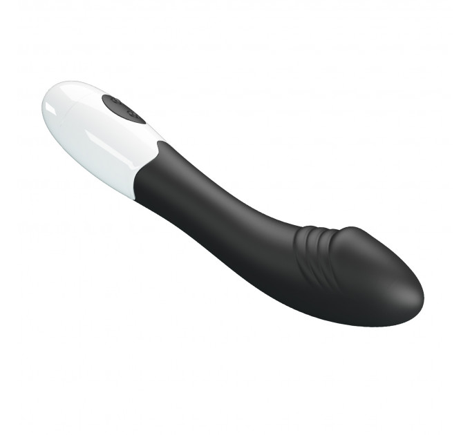 Вибратор для точки G Pretty Love Elemental Vibrator черный, 19 х 3.2 см