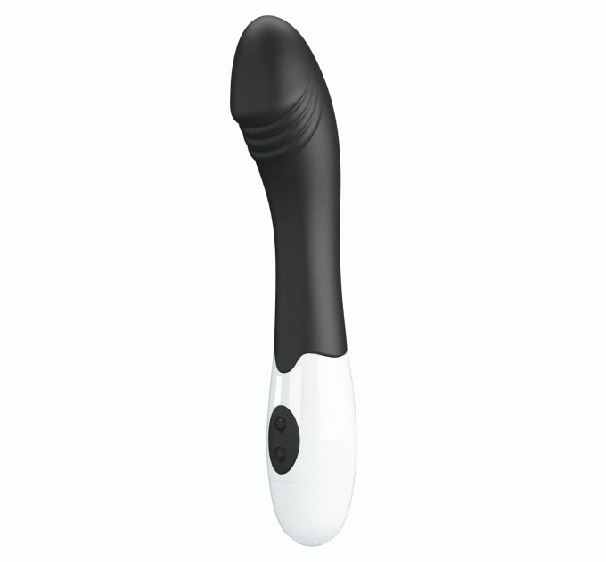 Вибратор для точки G Pretty Love Elemental Vibrator черный, 19 х 3.2 см