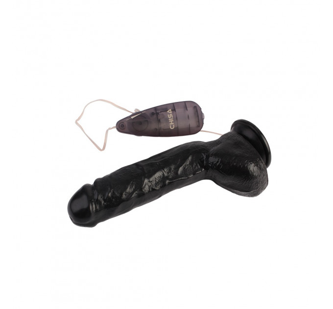 Вибратор реалистичный с пультом управления Chisa Rubicon, черный