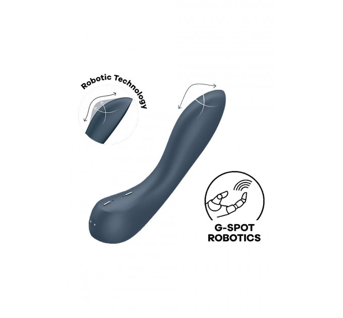 Вібратор з механізмом руху вгору та вниз Satisfyer G-Spot Wave 4 сірий