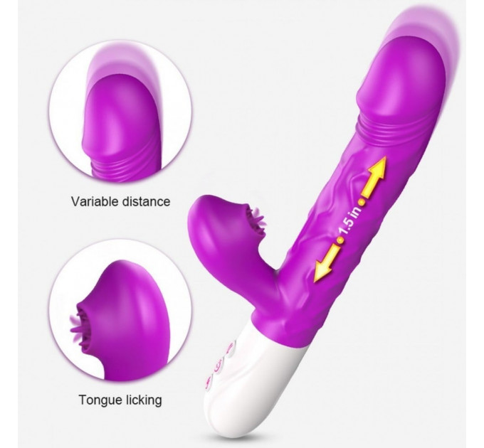Вибратор Silicone Tongue 10 Function