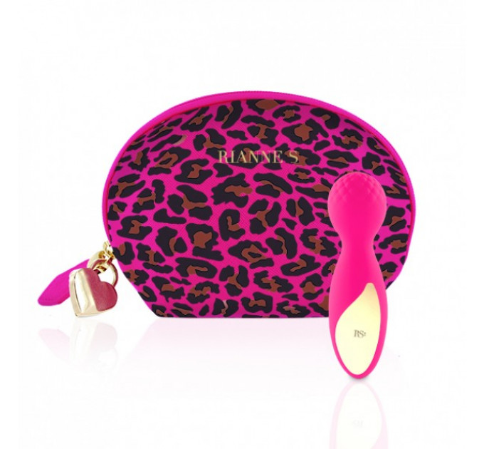 Вибратр RS - Essentials - Lovely Leopard Mini Wand Roze
