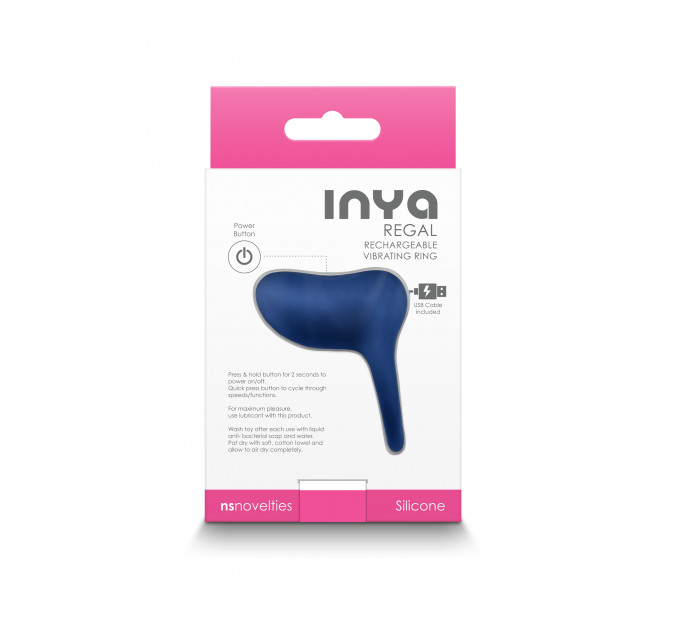 Виброкольцо NS Novelties INYA REGAL BLUE