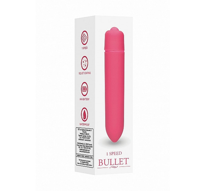 Вибропуля 1 Speed Bullet - Pink