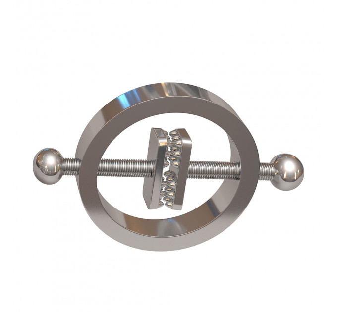 Зажимы для сосков Chisa Sins Inquisition Teeth Bite Nipple Clamps, серебристые