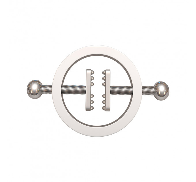 Зажимы для сосков Chisa Sins Inquisition Teeth Bite Nipple Clamps, серебристые