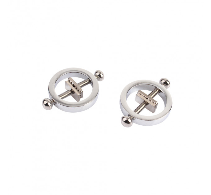 Зажимы для сосков Chisa Sins Inquisition Teeth Bite Nipple Clamps, серебристые