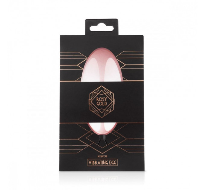Виброяйцо с пультом управления на батарейках Rosy Gold-New Vibrating Egg
