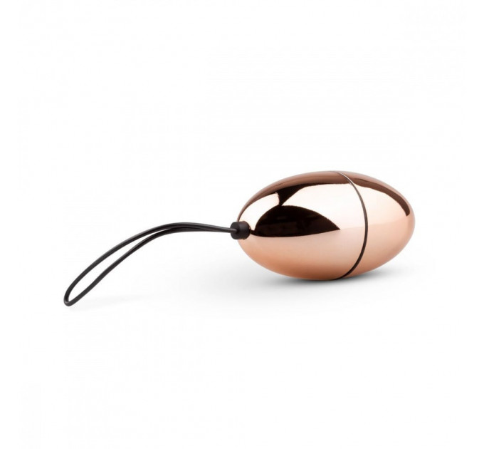 Виброяйцо с пультом управления на батарейках Rosy Gold-New Vibrating Egg