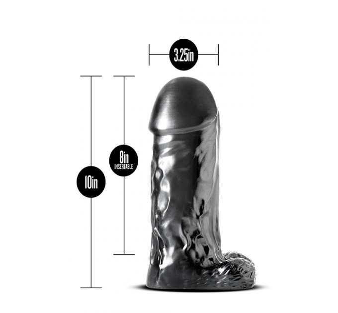 Фаллоимитатор Гигант JET DESTROYER CARBON METALLIC BLACK