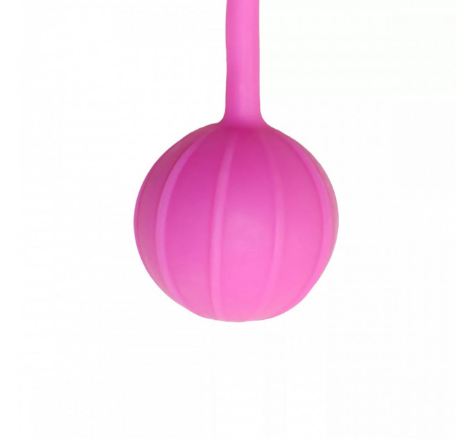 Вагинальные шарики Easytoys Vertical Ribbed Geisha розовые