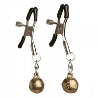 F61314 Зажимы на соски с колокольчиком Loveshop Gold Bell
