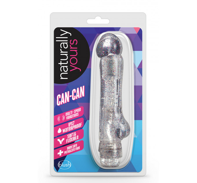 Вибратор гелевый Blush Naturally Yours Can-Can Clear
