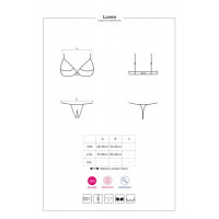 Комплект Obsessive Luvae cupless set L/XL