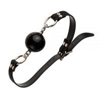 Кляп силікон на ланцюжку LOVESHOP BLK BREATHABLE BALL GAG