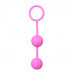 Вагинальные шарики Easytoys Vertical Ribbed Geisha розовые