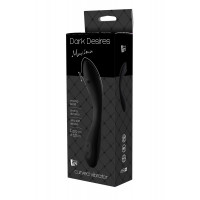 Вібратор із посиленою стимуляцією точки G Dream Toys Dark Desires Maxima чорний, 21 х 3.8 см