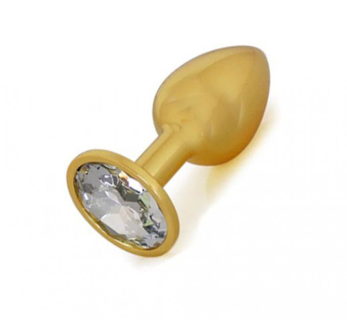 Анальная пробка Gold Metal Diamond, S