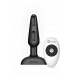 Анальная пробка с 3 моторами B-Vibe - Trio Remote Control Butt, черная