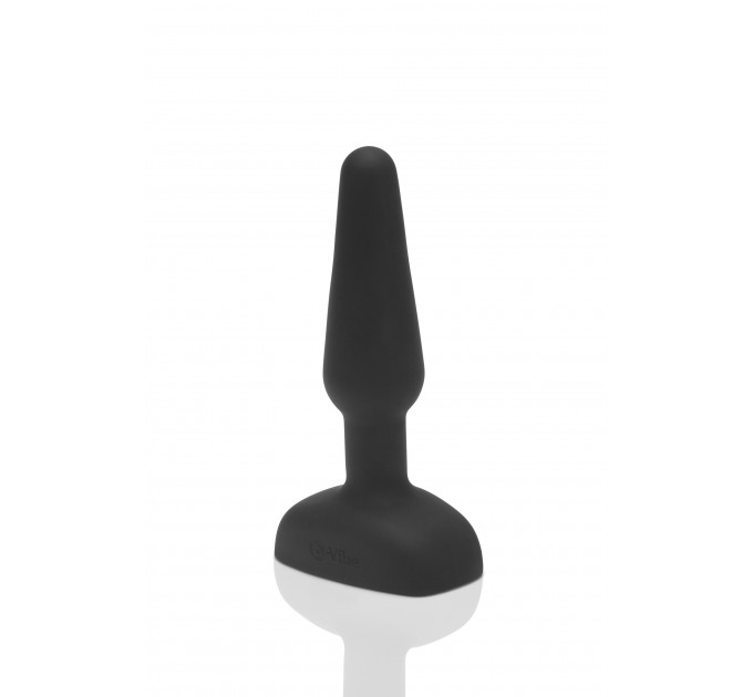 Анальная пробка с 3 моторами B-Vibe - Trio Remote Control Butt, черная