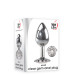 Анальная пробка с камнем A&E CLEAR GEM ANAL PLUG SMALL