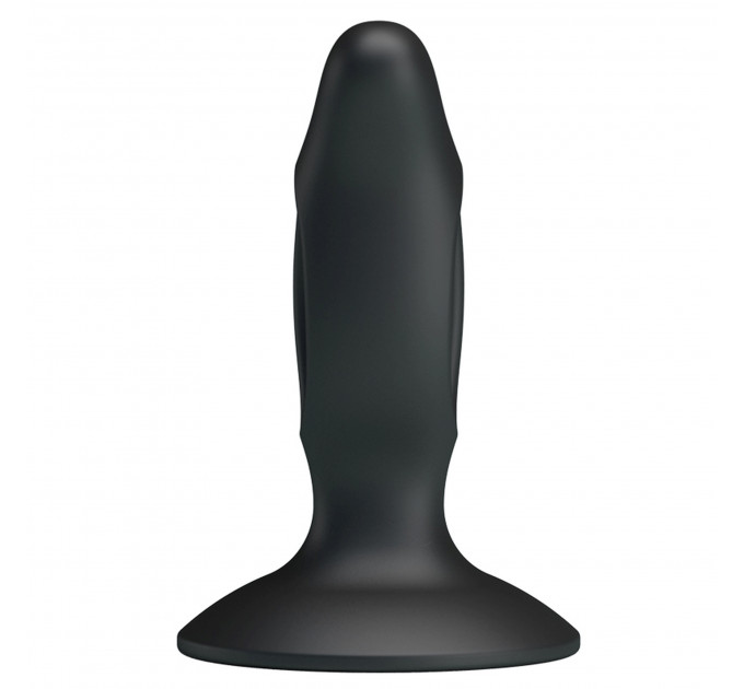 Анальна пробка з отворами Baile Fabulous Silicone Butt Plug чорний