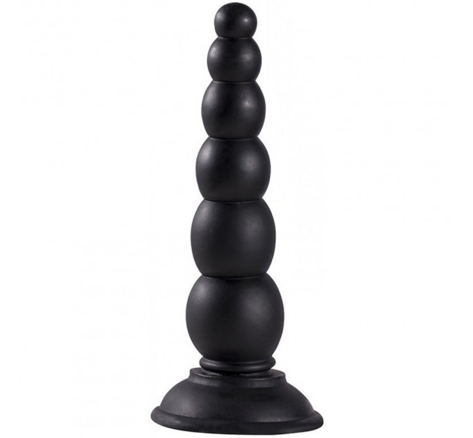 Анальна пробка з кульками MENZSTUFF BEADED PROBE BLACK
