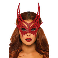 Блестящая маска дьявола Leg Avenue Glitter devil mask O/S
