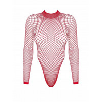Боди Obsessive B126 teddy red S/M/L