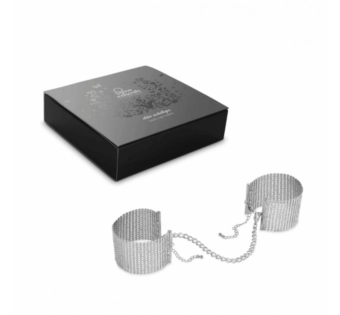 Браслеты-наручники Bijoux Indiscrets серебряные, OS