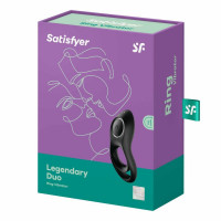 Двойное эрекционное кольцо Satisfyer Legendary Duo черный