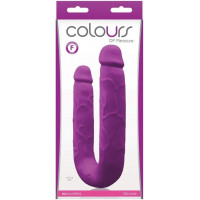 Двойной фаллоимитатор COLOURS DP PLEASURES PURPLE