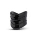 Кільце ерекційне STAY HARD BEEF BALL STRETCHER SNUG XLONG Чорне, 3.8 х 2.5 см