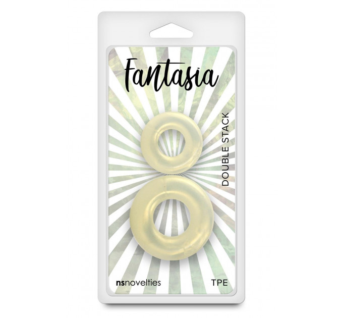 Ерекційні кільця NS Novelties Fantasia прозорі, 2 шт