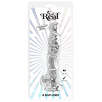 Реалістичний фалоімітатор Toy Joy Get Real Clear на присосці, прозорий