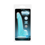 Фаллоимитатор светящийся NS Novelties FIREFLY SMOOTH GLOWING DONG 5INCH BLUE