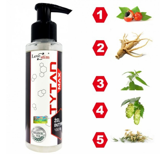 Гель для потенции Love Stim Tytan Max 100 мл