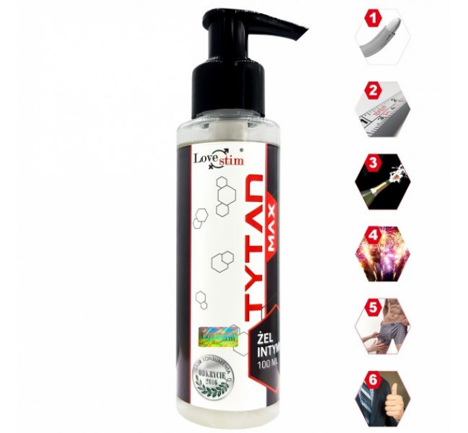 Гель для потенции Love Stim Tytan Max 100 мл