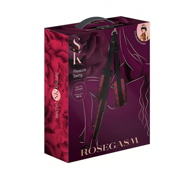 Качель для секса Secret Kisses Pleasure Swing черная, 95 см