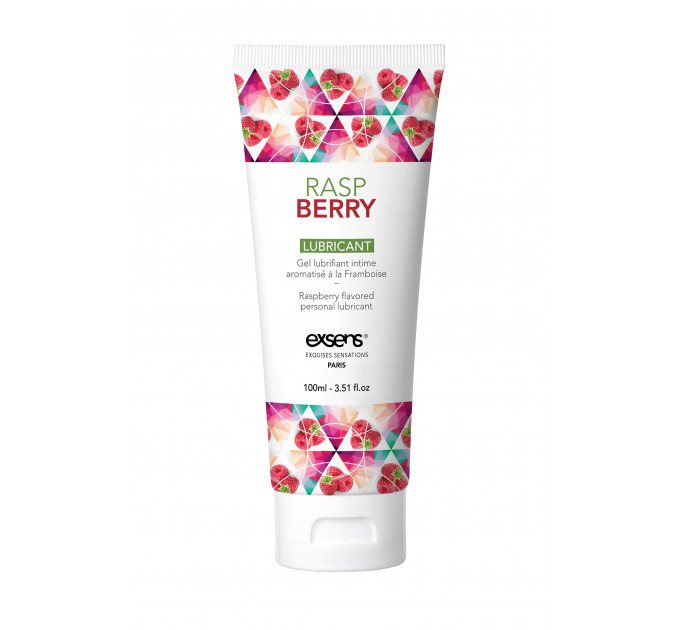 Съедобный лубрикант на водной основе EXSENS LUBRICANT RASPBERRY 100ML