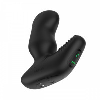 Массажер простаты с ротацией Nexus Revo Extreme, с пультом, черный, 14 х 3.4 см