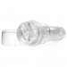 Мастурбатор анус у колбі, кібершкіра Fleshlight Ice Butt Crystal, прозорий
