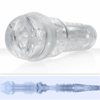 Мастурбатор анус в колбе, киберкожа Fleshlight Ice Butt Crystal, прозрачный